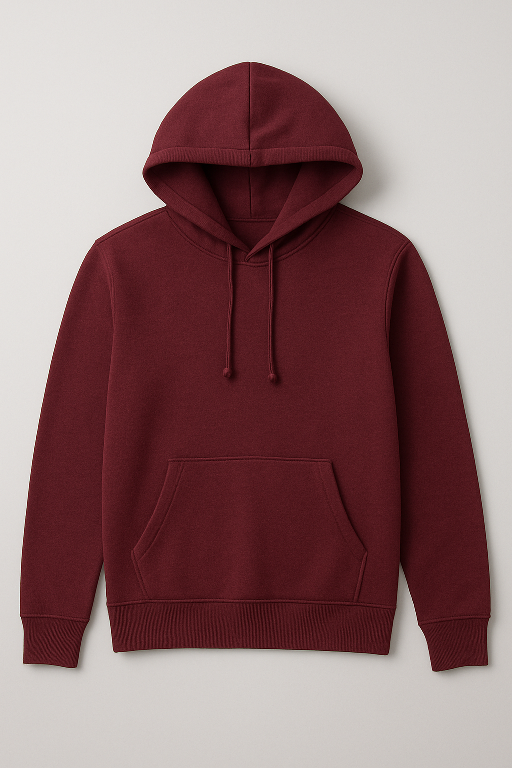 Plain Maroon Hoodie