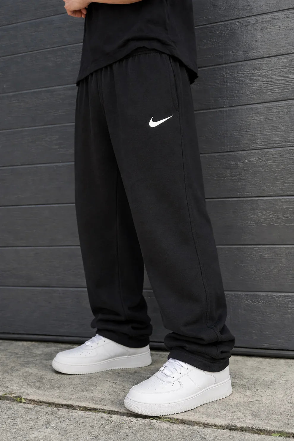 Nike Loose Fit Streetwear Trousers Combo Set – Black & Beige