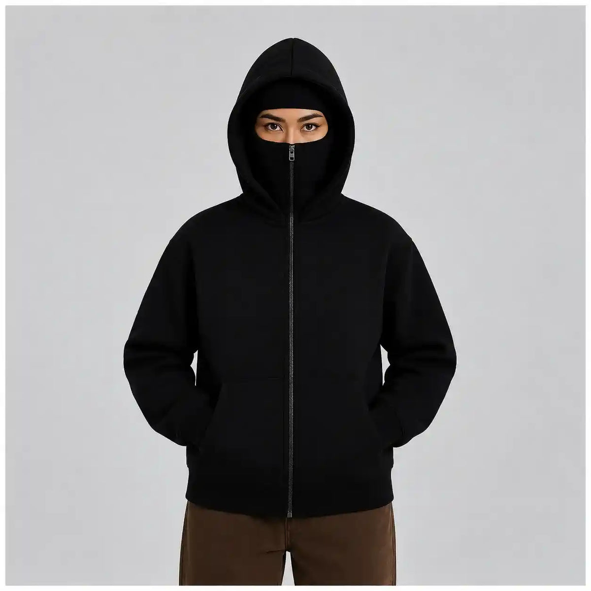 Woman Ninja Zipper Hoodie