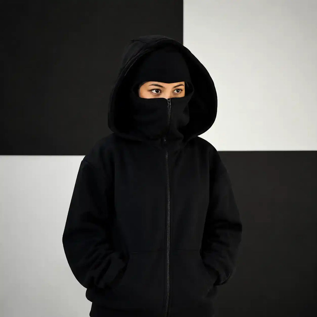 Woman Ninja Zipper Hoodie