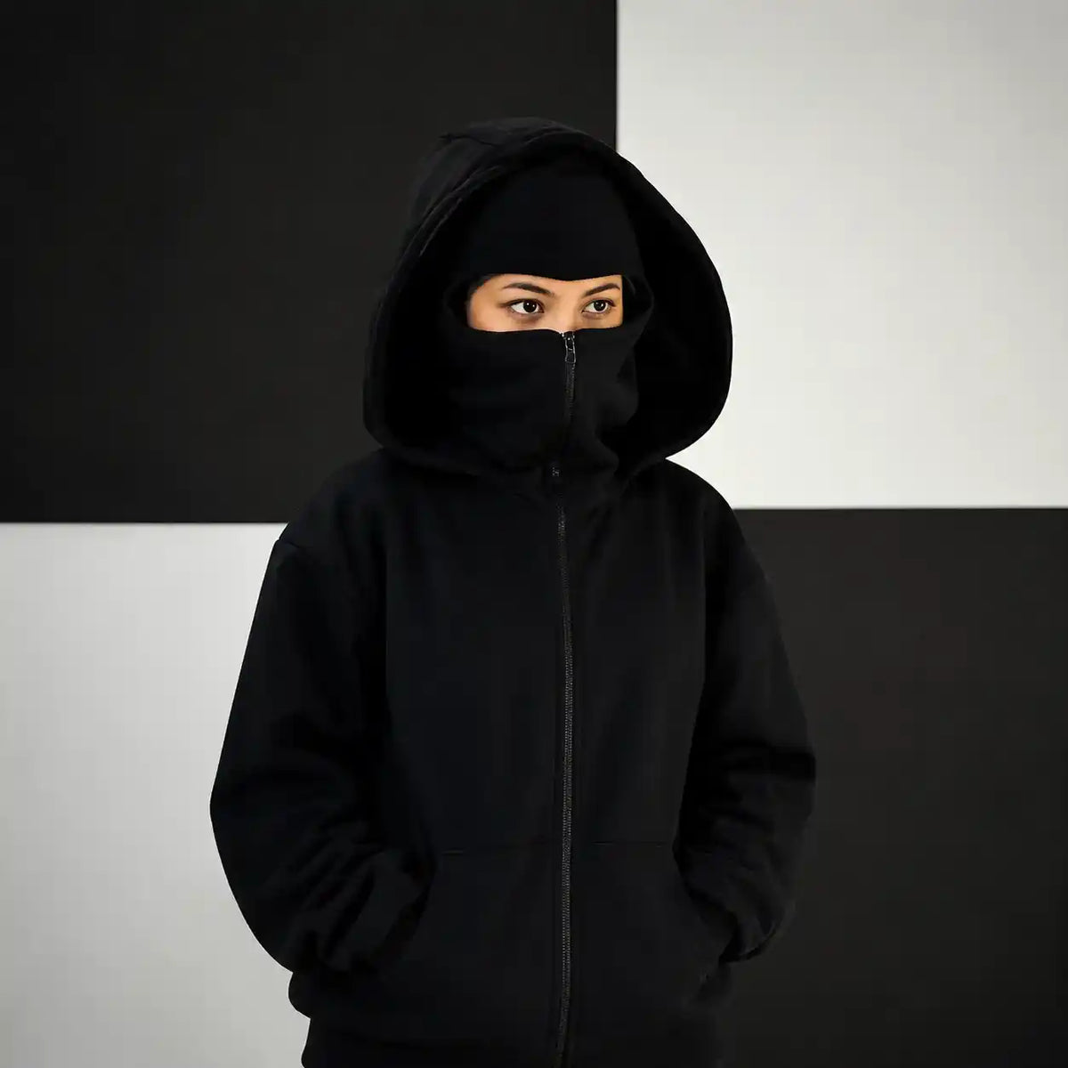 Woman Ninja Zipper Hoodie