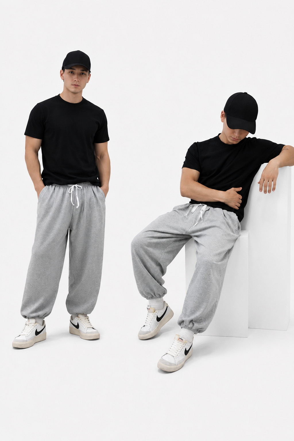 Oversize Combo Set - Grey