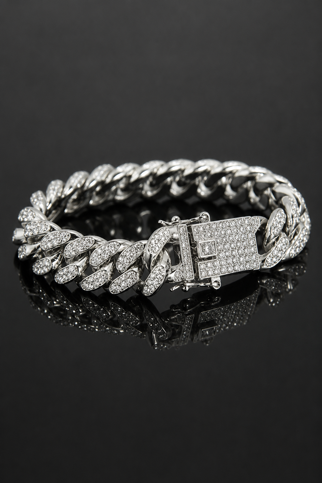 CUBAN SILVER BRACELET