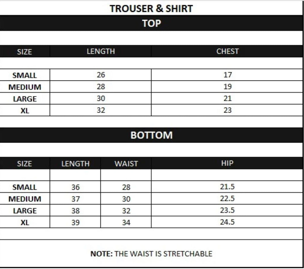 Navy Blue  Shirt & White Pant Set