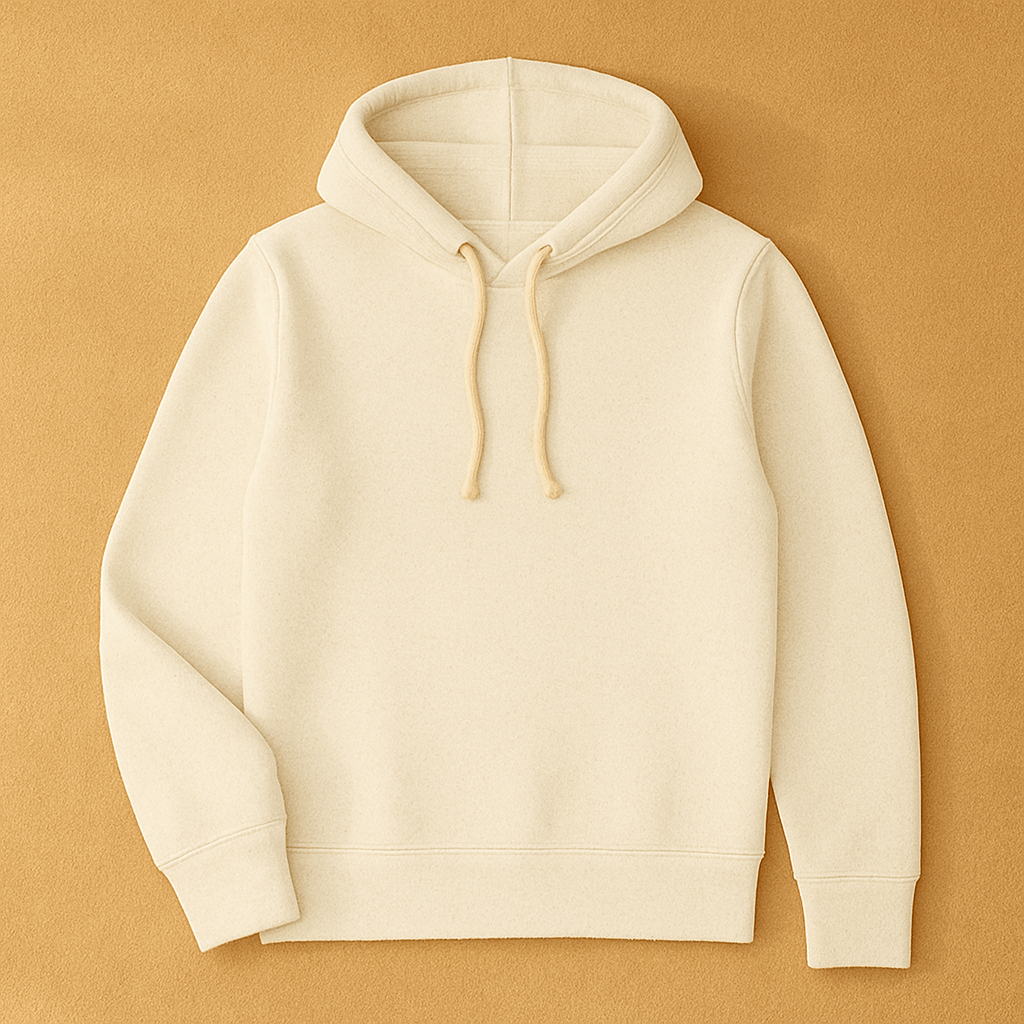 Plain White Hoodie