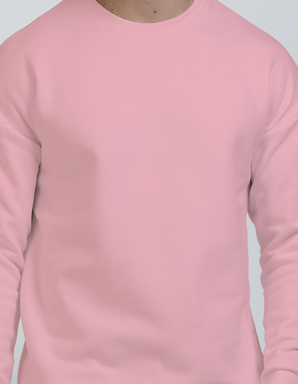Baby pink Sweatshirt + White Flapper Trouser